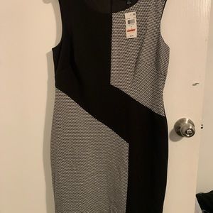 Connected Apparel || Dress || Black and White